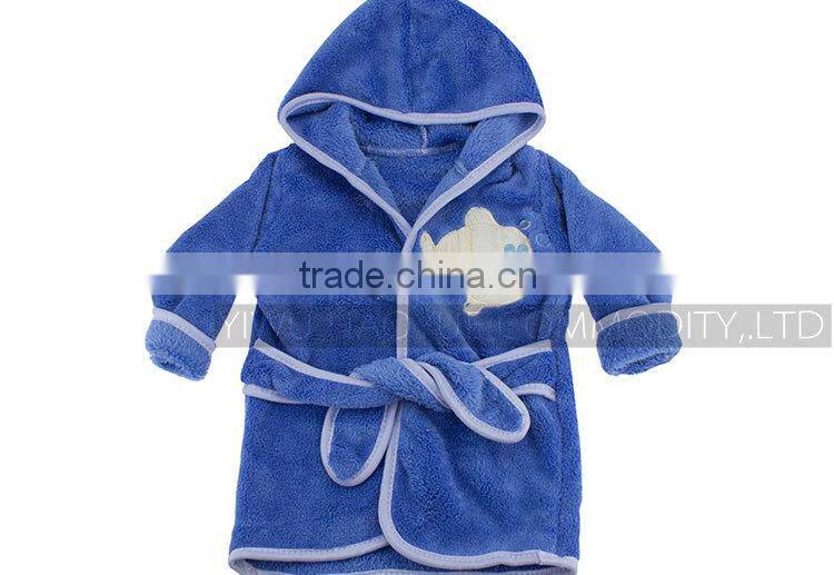 soft cute baby bathrobe hotel children bathrobe organic bathrobes