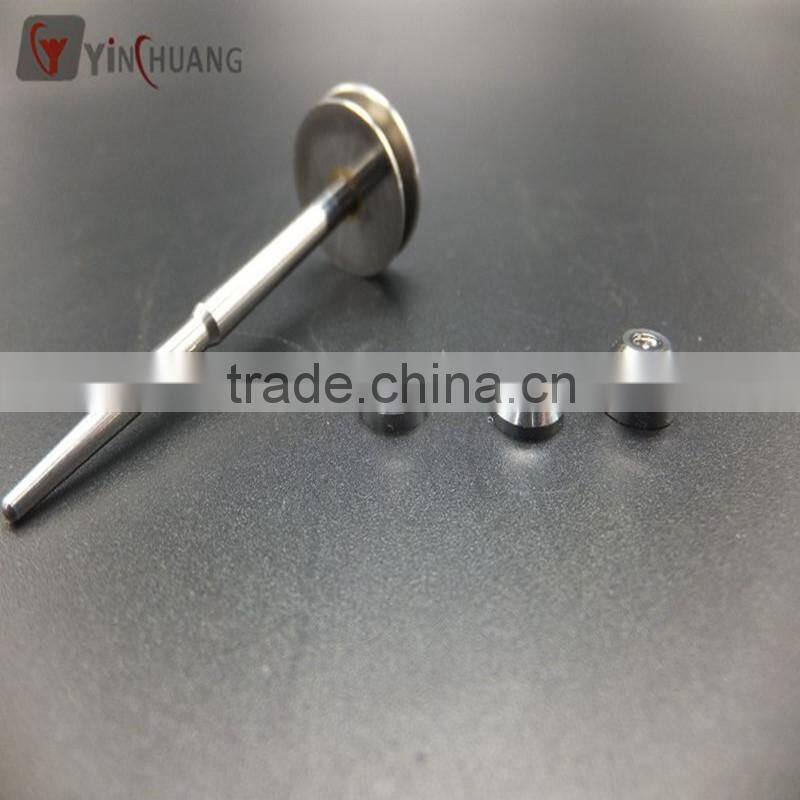 High precision tungsten carbide needle nozzle tips for sealant adhesive robotic dispensing