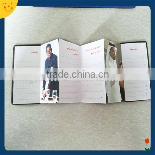 Custom advertising folding magnetic mini phone book