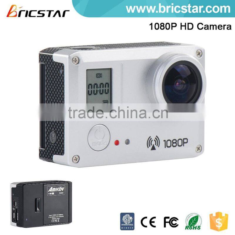 Professional wifi full hd 1080p sport camera waterproof 30m