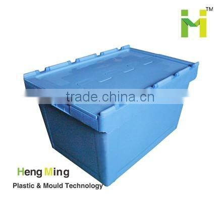 Nestable packing plastic tool box logistic crates