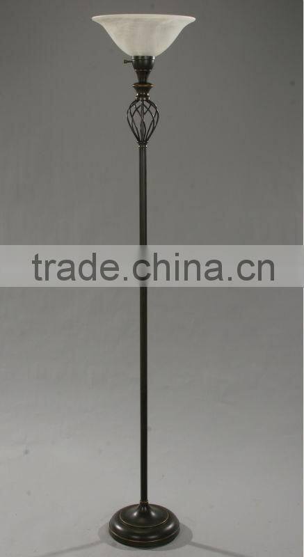2015 Black Iron floor uplight light/lamp lighting