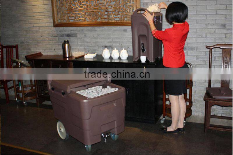 110L Plastic ice cool carts, ice storage carts for cooling