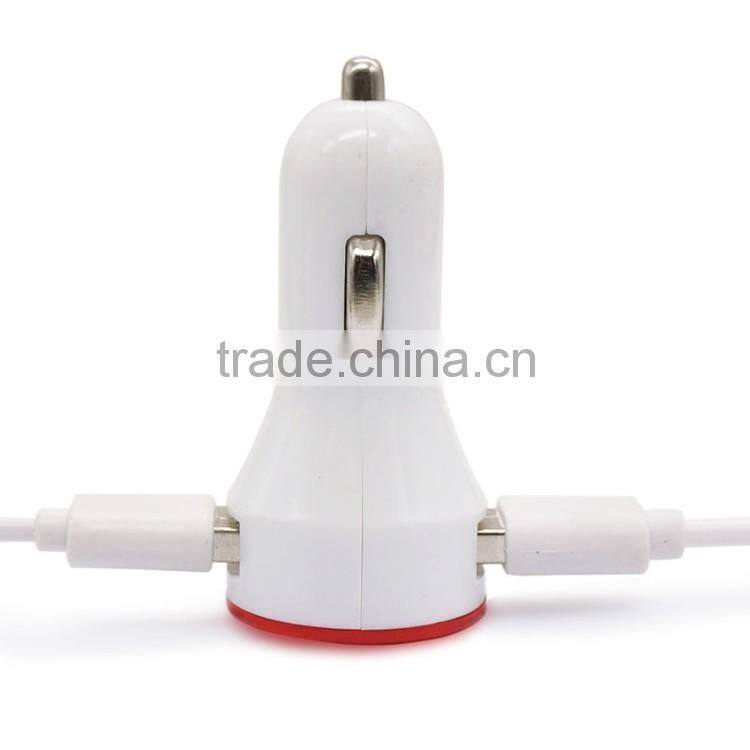 wholesale 5V2.1A dual usb car charger for all smart phone