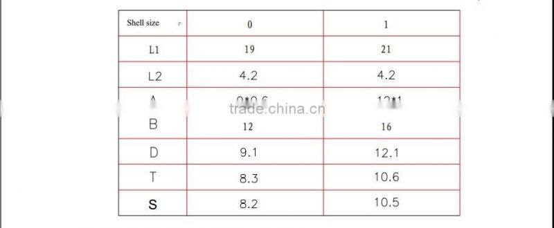 10 Pins Metal Female Half moon connector SZCNT manufactory