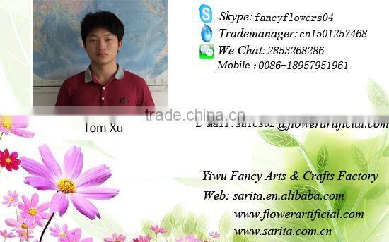 Single head red anthurium flowers, 51cm anthurium artificial flowers for public decoration