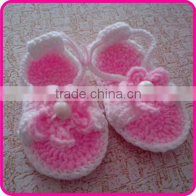 handmade comfortable Soft baby crochet shoes