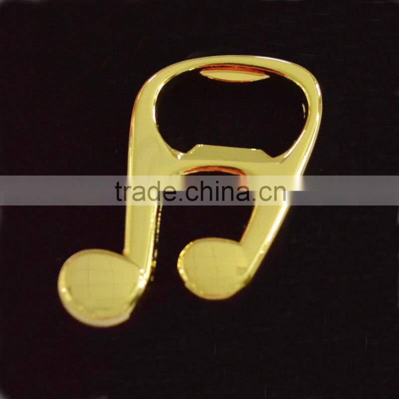 High quality music high notes bottle opener with gold