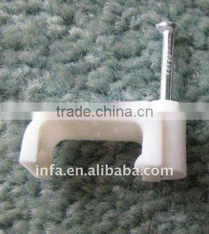 Coaxial cable nail clips Cable Clip