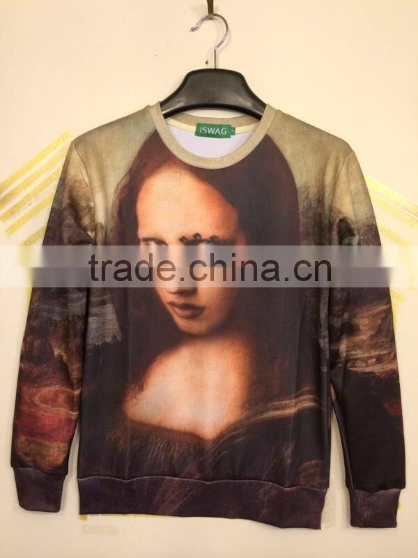 3D digital print men's sweatshirts