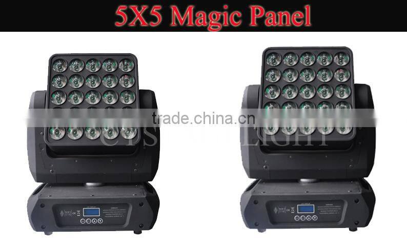 Led Matrix 25*15w 4in1 Led Beam Matrix Moving Head,Magic Panel