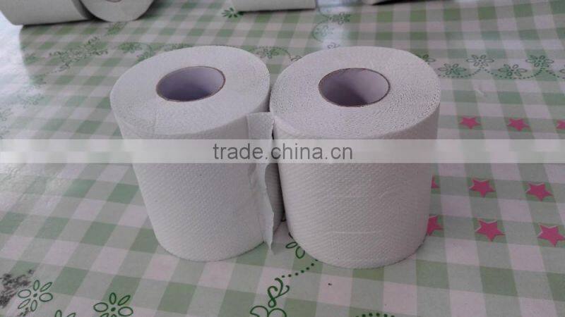 Mini printed toilet tissue paper roll
