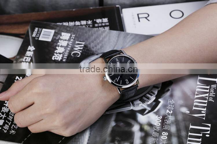 2016 guangzhou YB producer custom logo fashion unisex leather watch gift boxes for watch