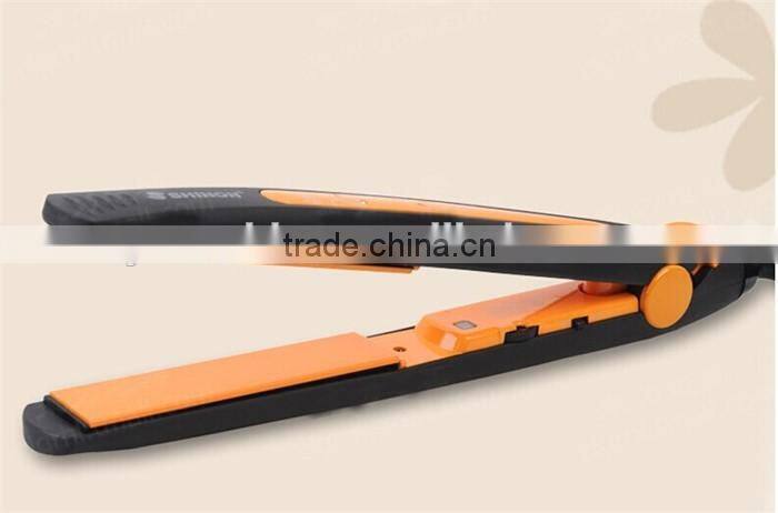 Wet and dry use hair straightening ionic perm steam hair straightener