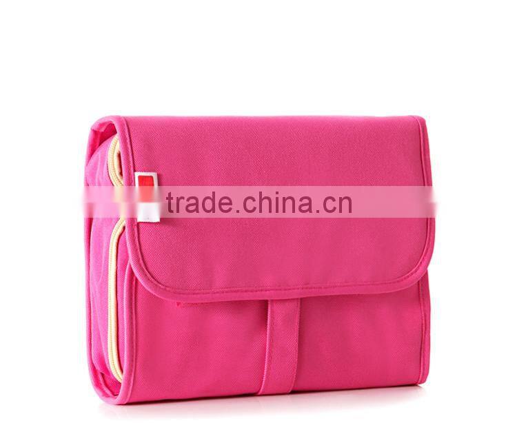 Fashionable eco-friendly painting folding hanging storage bag