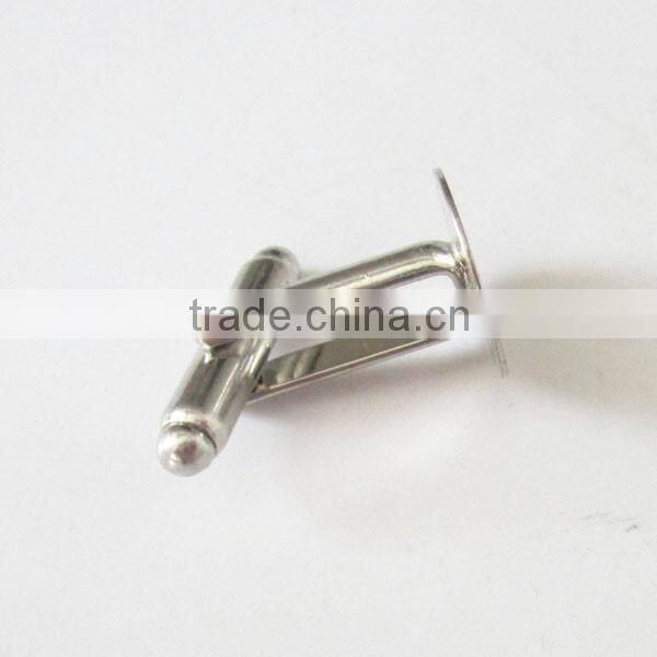 Shenzhen make shiny nickle cufflink | cufflinks cheap price wholesale