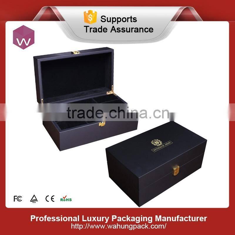 Engraving Logo White Wooden Tea Bags Box For Storage Design With Compartments