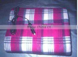 100% Polyester Car Safe Thermostat Electric Protable Heated Blanket