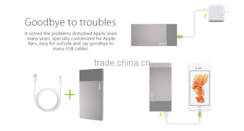 Private Mould portable power bank 10000mah real capacity mobile power battery charger output up to 4.8A