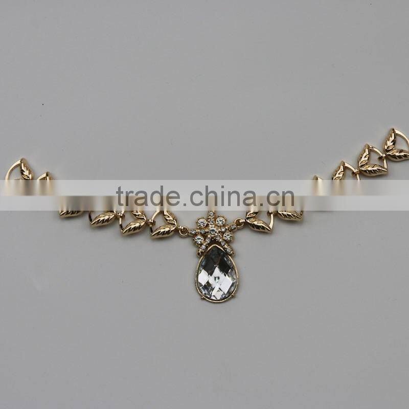 Fashion ornament for clothes dress garment decorative chain