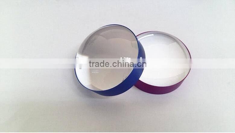 Paperweight Dome Magnifying Glass metal/Crystal Magnifying