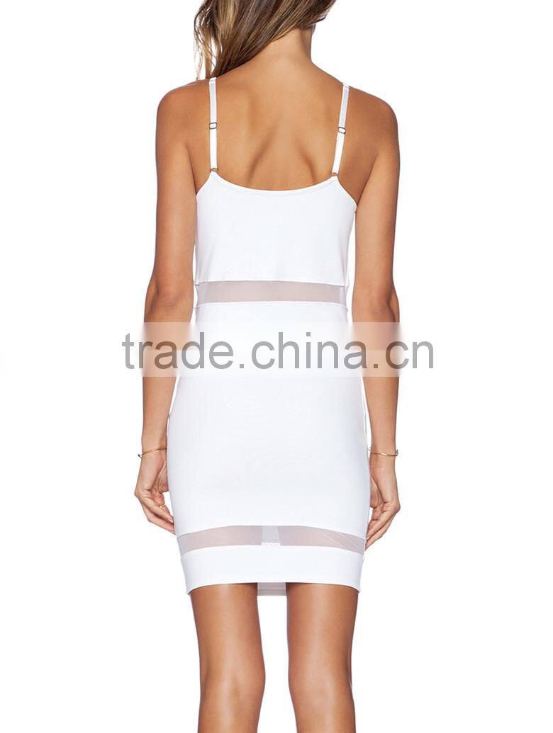 Dongguan supplier 2015 spaghetti strap wholesale summer dresses new dress SYA15077