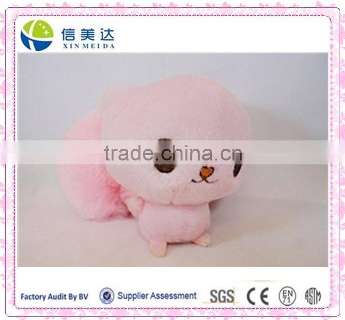 Cute Pink Squirrel Soft Stuffed Plush Cartoon Toys/Soft Plush Keychain