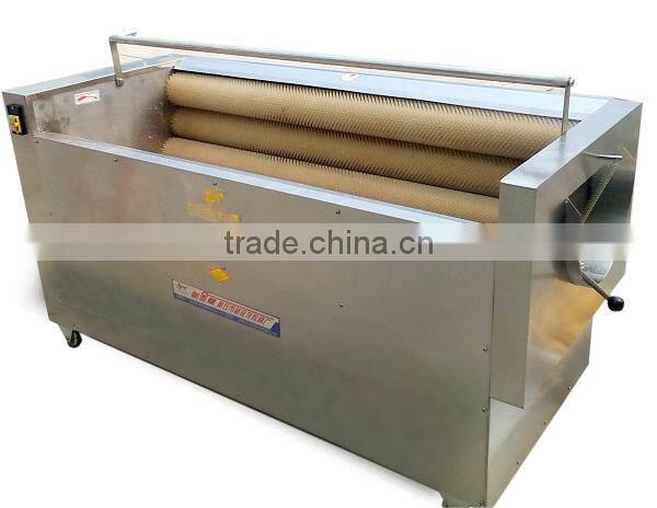 Stainless steel fruit and vegetable washing and peeling machine for sale