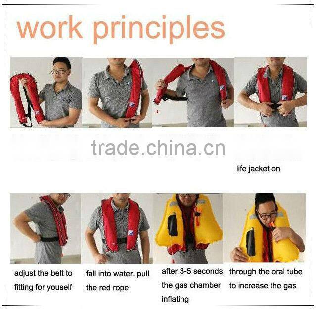 Eyson 3100RED M 24 Manual Inflatable Universal Life Jacket PFD Red