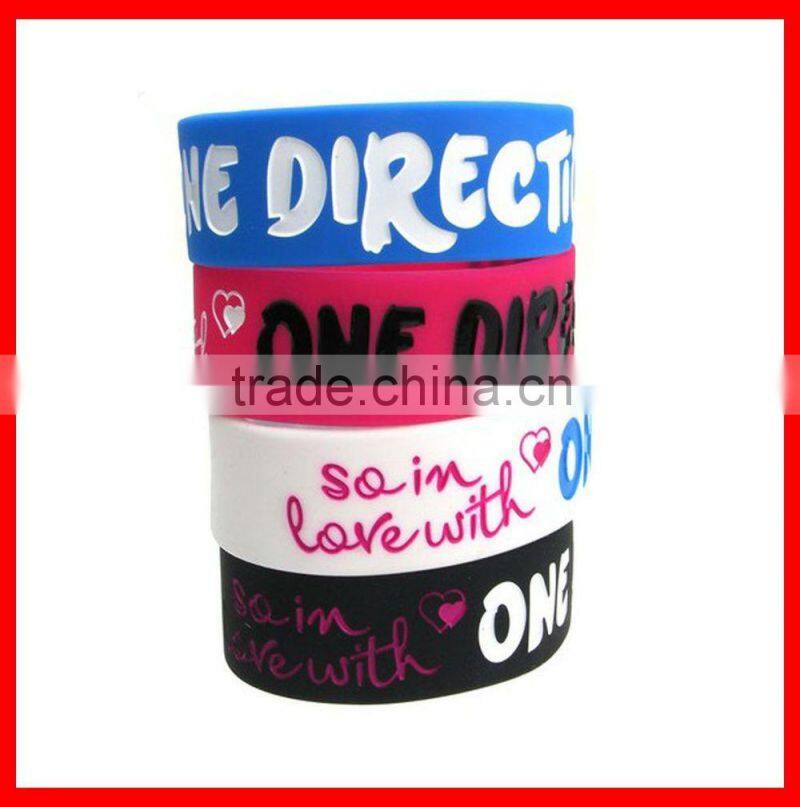 blank silicone men bracelet