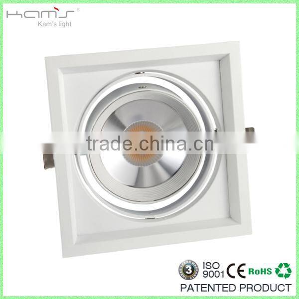 AR111 COB 15W Adjustable Square Light Fixtures Professional LED Light