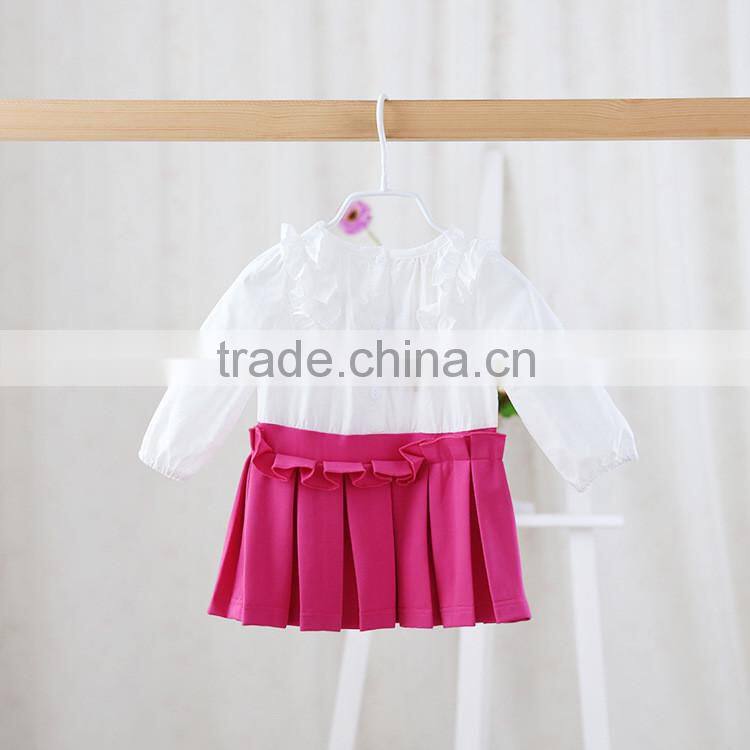 2016 china wholesale birthday hand made baby girl party dress/wedding dress for baby girl