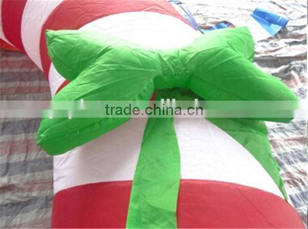Merry Christmas arch/lovely inflatable candy arch/printing arch for Christmas decoration
