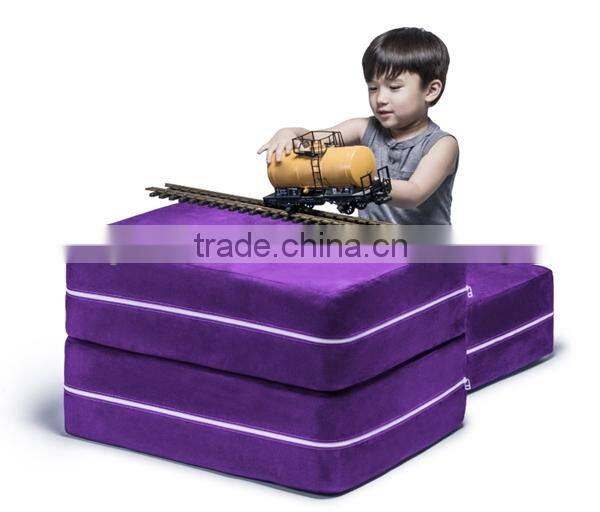 3 in 1 with Ottoman & Mattress & Table Convertible Kids Flip Chair