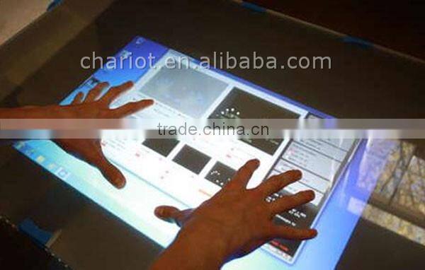 ChariotTech great price, infrared buy multi touch table with 4:3 and 16:9 fromat,dual-touch for interactive advertising