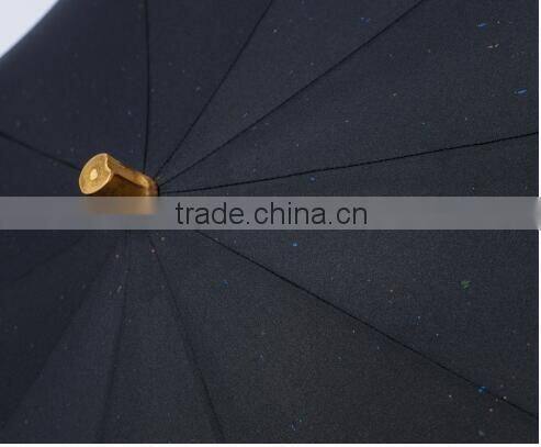 2 fold/folding Shenzhen umbrella with bamboo handle