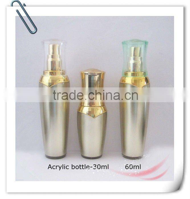 round shape PET cream jar with different color