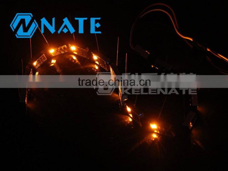 Hot Led Decorative Light Car Headlight Double Color Car Parts Flexible Strip Led