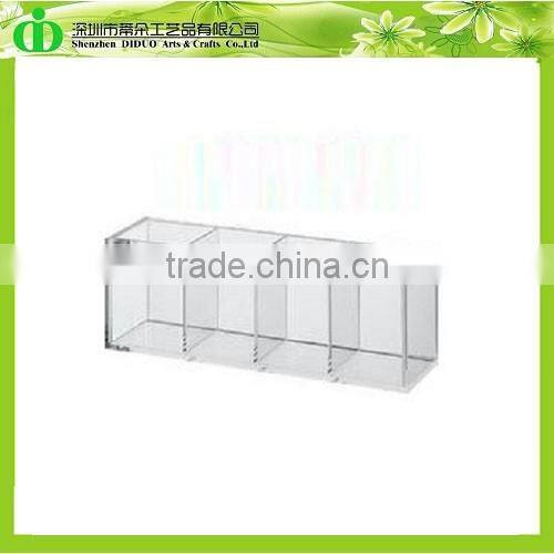 DDX-0208 Trade Assurance Clear Acrylic Display Storage Box With Dividers