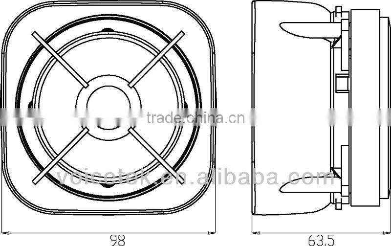 SPH-420S ABS Material good reputation 3" pa midrange speaker /pro audio midbass speaker