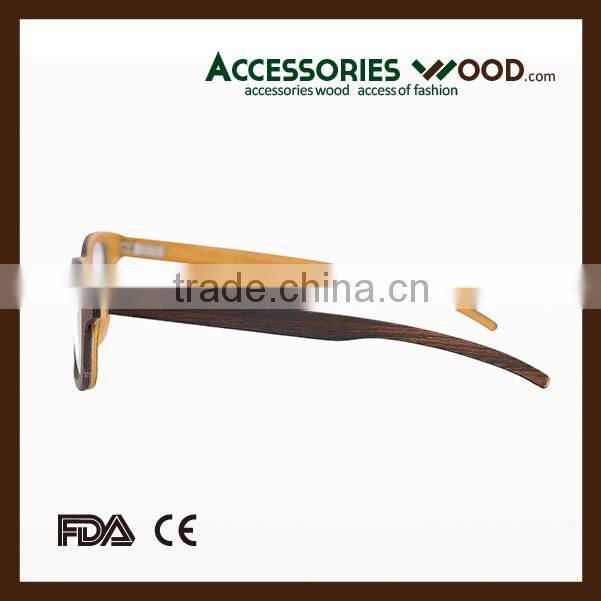 High Quality detachable wood optical glasses for opticas