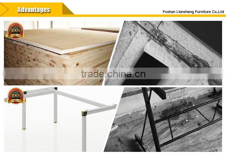 Modern use office partition office table OM-02187