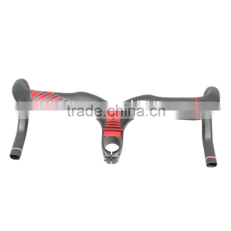 2016 mountain bikes carbon handlebar mtb road bike accessories bicycle parts grips with stem xinshun brands BH2321