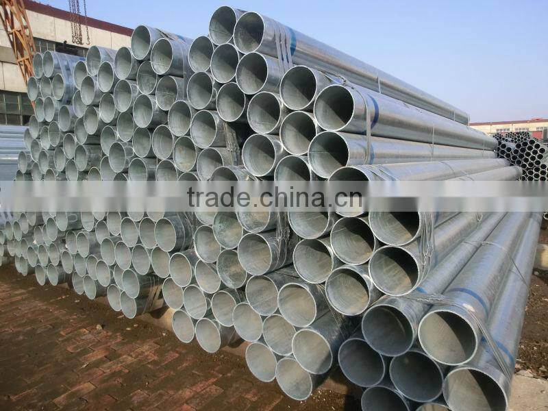 quality and quantity assured galvanized seamless steel pipe made in china facoty