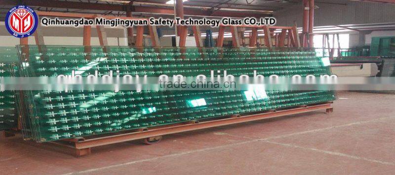 Construction of toughened glass