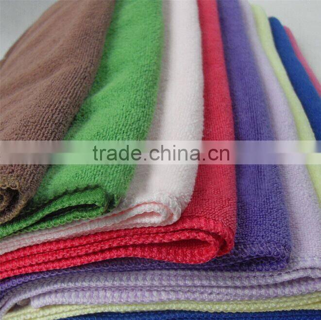 The colorful microfiber towel