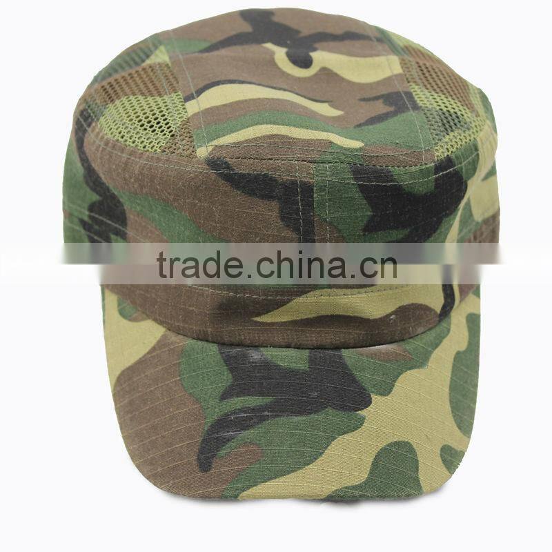 Checked Camo Military Army Hat
