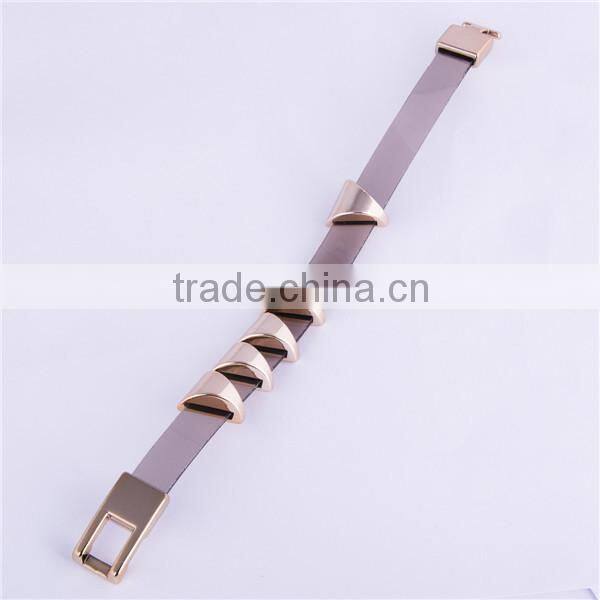 2016 Gray Cheap Fitness Sports Silicone Bracelet