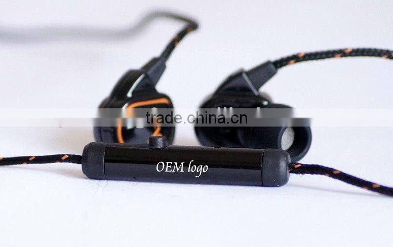 Original stereo best-selling braided wire earphones headphones