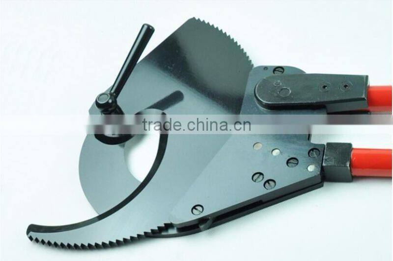 LSDHigh Quality Long handleLK-870 ratchet cable cutter for cutting shear copper-aluminum cables heavy duty cable cutter